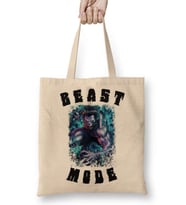 Beast Mode Colored Bez Çanta Uzun Saplı