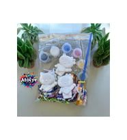 Atölye Lavi Shop Hello 3 Lü Set Çocuk Yetişkin Taş Boyama Seti