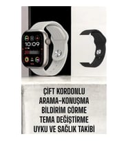 Mey İthalat® Akıllı Saat Yeni Nesil GPS Özelliği NFC Ve Uyku Takibi