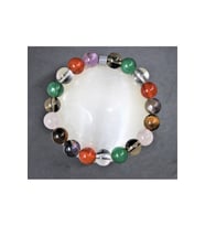 8 MM ÇAKRA DOĞALTAŞ BİLEKLİK (AVENTURİN, DUMANLI KUVARS, AMETİST, AKİK, AVENTURİN,KAPLANGÖZÜ, PEMBE KUVARS)
