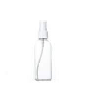 100ml plastik şeffaf şişe beyaz sprey başlık, 12 adet, dezenfektan şişesi, plastik şişe, medikal şişe, boş şişe, parmak sprey başlık, spreyli şişe