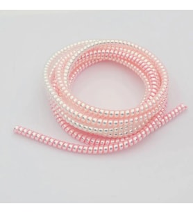 SPELT Şarj Aleti Kablosu Kablo Kordon Koruyucu Spiral Sarma Kılıf Koruma Laser Cotton Candy 160cm