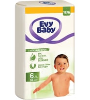 Evy Baby Bebek Bezi 6 Beden 15+ KG Ekstra Large 56 Adet Süper Fırsat Pk