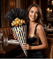 Koni Club Anneler Günü Özel 6 Parça Hediye Seti – 55 CM Büyük Sürpriz Hediye Konisi  Doğum Günü & Sevgiliye Hediye
