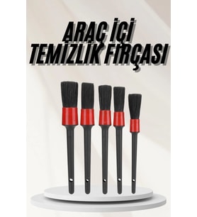 Araç İçi Led Aksesuar 5 Farklı Detaylı Araba Temizlik Fırçası Oto Temizleme Fırçası
