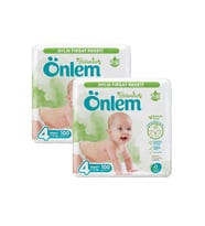 Önlem Botanika 4 Numara Maxi Bebek Bezi Fırsat Paketi 200 Adet (7-14 kg)