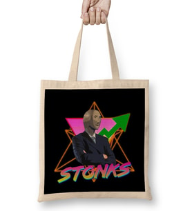 Stonks Trader Bez Çanta Uzun Saplı