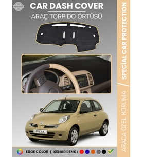 NİSSAN MİCRA MARCH (2005-2010) Torpido Örtüsü Premium Kalite Torpido Koruma Araca Özel UV Koruma