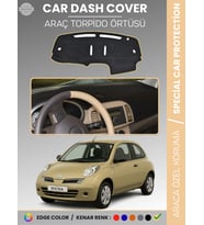 NİSSAN MİCRA MARCH (2005-2010) Torpido Örtüsü Premium Kalite Torpido Koruma Araca Özel UV Koruma