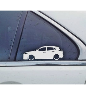 Kona EV  Kelebek Cam Oto Sticker 2 Adet