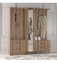 ABRE VM-342348 DORE CEVİZ PORTMANTO VESTİYER