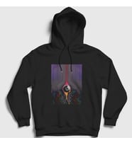 Presmono Unisex Beyaz Currents Tame Impala Kapüşonlu Sweatshirt 377900tt (Siyah)