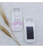 Hayaller Dükkanı 30 Adet Bebek Baskılı Dikey Açacak Magnet 4,5x10,5 Cm Uv Kız Bebek Magnetleri