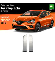 Renault Clio Uyumlu 5 Krom Kapı Kolu Arka 2 Parça. 2019 Ve Üzeri