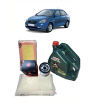 HYUNDAİ ACCENT ERA YAĞ BAKIM SETİ 1.4 1.6 BENZİNLİ VE LPG'Lİ MOTORLAR İÇİN CASTROL MAGNATEC
