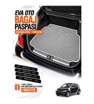 SMART FORFOUR (2004-2006) Uyumlu EVA Bagaj Paspası Araca Özel Beyaz