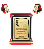 24 Kasım Atatürk Öğretmen Plaketi,Tebrik,Teşekkür,Kutlama,Özel Gün Plaketi,Standart,Orta Boy,Kırmızı,Kadife Plaket