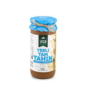 SAYGIN Yerli Tam Tahin 500 gr (Kepekli Susamlardan)