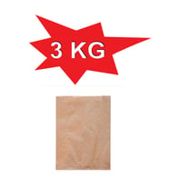 Norapack Ambalaj Kese Kağıdı Çizgili Şamua Kraft 125 Gramlık 12 X 19,5 Cm 3 Kilo