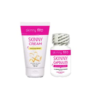 SkinnyFit Elma Sirkesi Ana Malzemeli Yaza Hazırlık Vücut Bakım Kremi + 30lu Fit_Kaps Seti