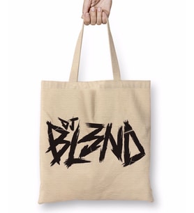 Dj Bl3nd Monster Dj Bülendt Bez Çanta Uzun Saplı