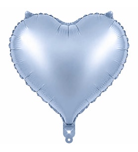 Kalp Folyo Balon Mavi (18 inc)