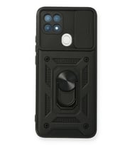 Durukar® A15 Kılıf Pars Lens Yüzüklü Silikon - Siyah