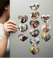 Kişiye Özel Ahşap Fotoğraflı UV Baskılı Magnet