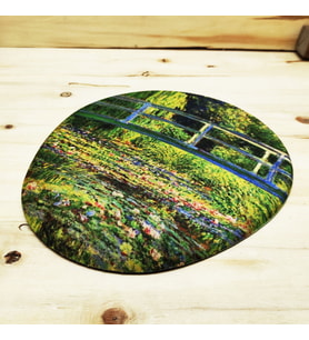 Claude Monet - Oval Mouse Pad Bilek Destekli 1