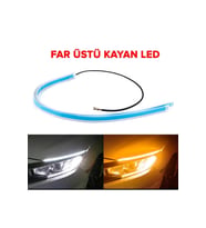 Far Üstü Kayar Led Açılış Animasyonlu Selamlamalı 60cm 2 Adet