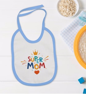 BK Kids Mavi Bebek Mama Önlüğü - Model 201