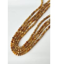SERTİFİKALI 4 MM SARI KAPLANGÖZÜ DOĞALTAŞ DİZİ