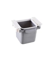Mini Masa Çöp Kovası, Tezgah Altı, Geri Çekilebilir, Yapışkanlı, Pratik