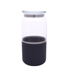 Decorium Kavanoz 20X10 Cm Vision Black Platin M06304-AB