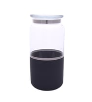Decorium Kavanoz 20X10 Cm Vision Black Platin M06304-AB