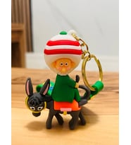 Nasreddin Hoca Figürlü Anahtarlık & Çanta Süsü ( Kırılmaz Malzeme )