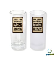 İşinize Bakın Buzlu / Buzsuz Seçenekli Rakı Bardağı – 1 Adet Şık Sunum Bardağı 0250