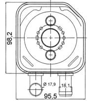 MAHLE CLC165000S Motor Yag Sogutucusu 059117021B
