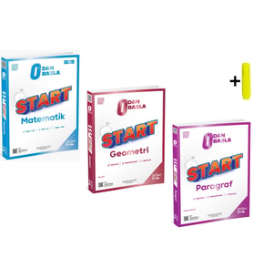 ÜçDörtBeş Yayınları START Matematik Geometri Ve Paragraf 0'dan Başla