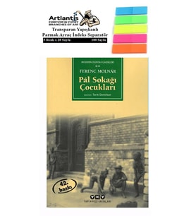 Pal Sokağı Çocukları Ferenc Molnar 235 Sayfa Karton Kapak 1 Adet Fosforlu Transparan Kitap Ayraç 1 Paket