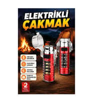 Çok Amaçlı USB Elektronik Çakmak – Çakarlı Fenerli ve Tip C Şarjlı