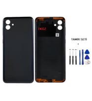 Samsung Galaxy A04 - SM-A045 FULL Kasa Arka Kapak Takım SİYAH - TAMİR SETİ