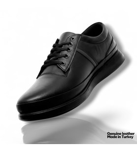 Erkek Büyük Numara % 100 Hakiki Deri Sneaker Ayakkabı 45-46-47-48
