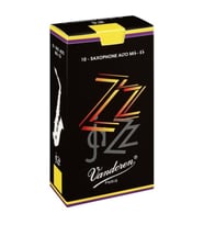 Vandoren SR413 ZZ Jazz Alto Saksafon Kamışı No: 3.0 (Profesyonel/Caz) - 10'lu Kutu  Esnek Üfleme Tepkisi, Tutarlı Malzeme ve Zengin Harmonikler