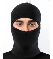 Ünisex Termal Kar Beresi Kar Şapkası Kar Maskesi 2011 (Siyah)