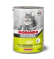 Morando Biftek Sebzeli Kedi Konservesi Ezme Pate 400gr x 24 Adet