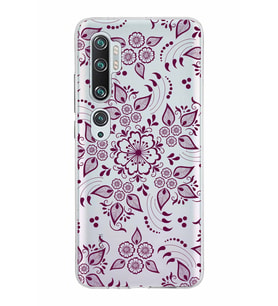 Xiaomi Mi Note 10 Uyumlu Kapak Nostalji Desen Tasarımlı Şeffaf Silikon Kılıf