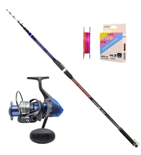 Okuma Safina 8000SW - Ryobi Shiro 400cm Surf Olta Seti (Renksiz)