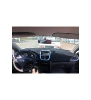 2007-2012 Modellerine Uygun Peugeot 207 Torpido Koruma Halısı Siyah Kenar Renk Mavi