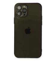 Newface Apple iPhone 12 Pro Max Kılıf Fly Lens Silikon - Siyah